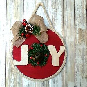 JOY Wooden Christmas Hanger